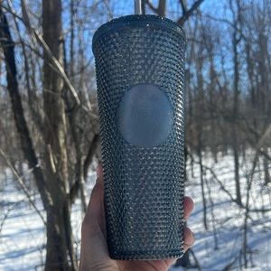 Starbucks China 2021 Halloween Tumbler Colorful Black Oil Slick Studded